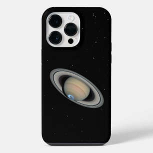 Coque Pour Pour iPhone 14 Pro Max Aurore de la planète Saturne et anneaux Ciel étoil