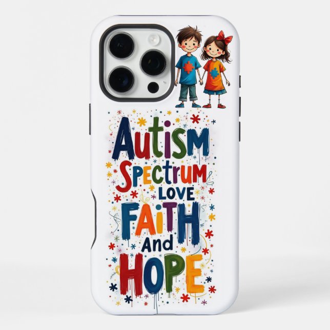 Coque iPhone Autisme (Verso)