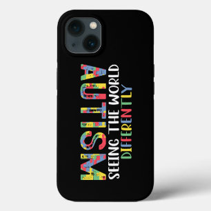 Etui iPhone 13 Autisme Voir le monde différemment Sensibilisation