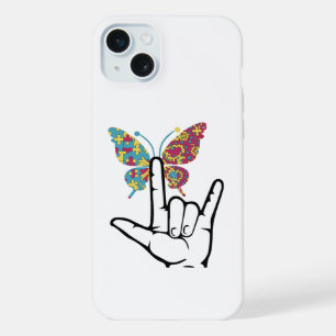 Coque iPhone 15 Plus Autiste Papillon Autisme Sensibilisation à l'autis