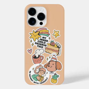 COQUE POUR POUR iPhone 14 PRO MAX AUTO-AMOUR STICKERS MON ENFANT MÉRITE CELA