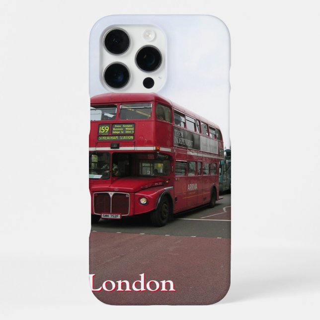 Coque iPhone Autobus à impériale Londres (Verso)