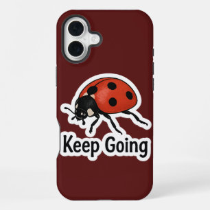 Coque iPhone 16 Plus Autocollant de motivation Coccinelle 