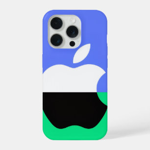 Coque iPhone 15 Pro Autocollant de téléphone à bloc de couleur de styl