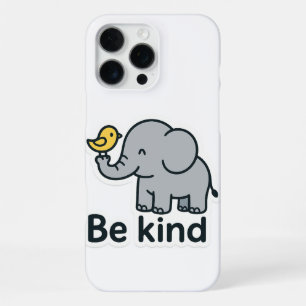 Coque iPhone 16 Pro Max Autocollant éléphant & oiseau mignon