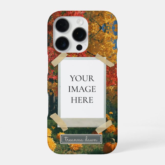 Coque iPhone Automne Écarlate (Verso)