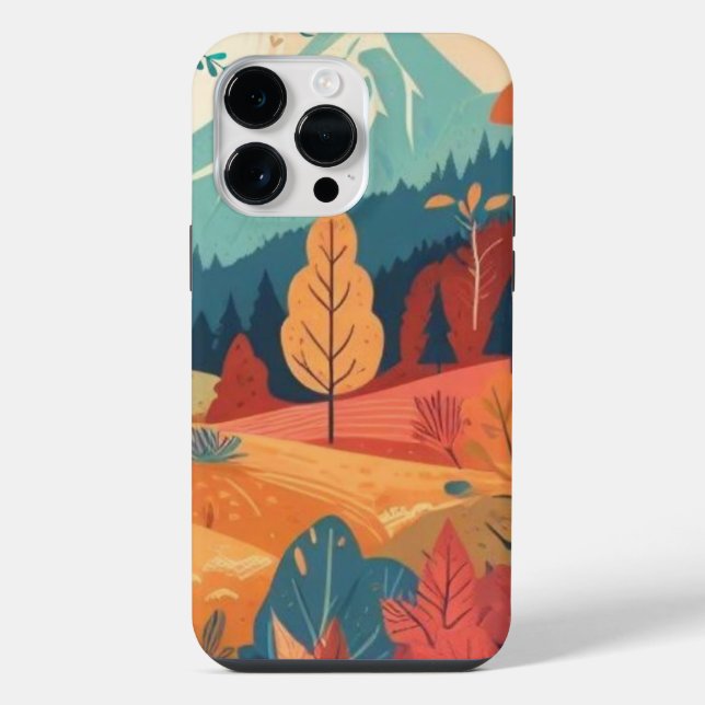 Coque iPhone Automne/feuilles/colorées (Verso)