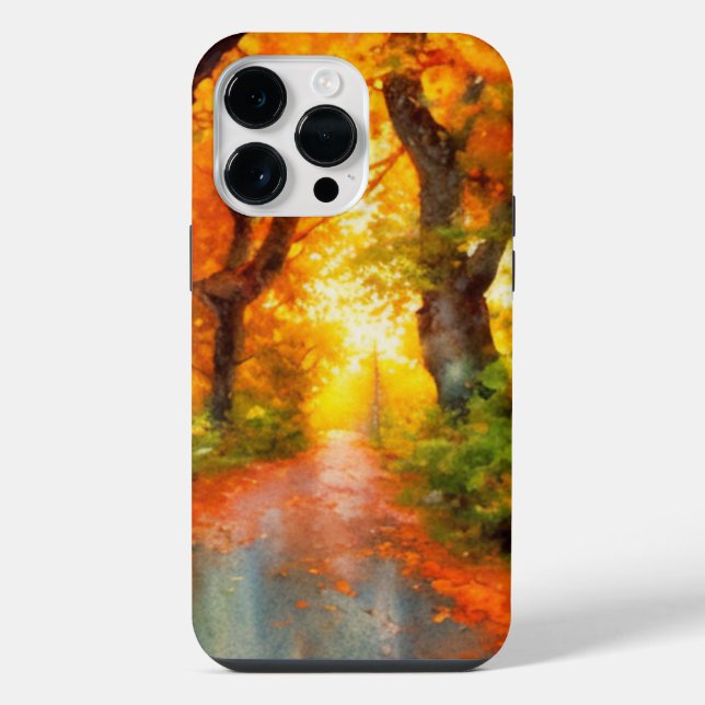 Coque iPhone Automne/Feuilles/nature (Verso)