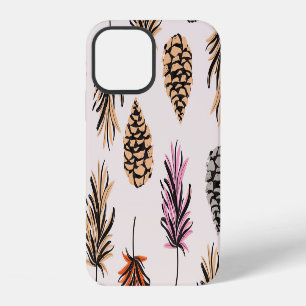 Coque iPhone 12 Automne Nature : Vintage tendance sans couture.