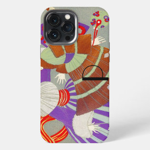 ETUI iPhone 13 PRO MAX AUTOMNE QUITTE DANS LE MONOGRAMME DE MODE VENT/BEA