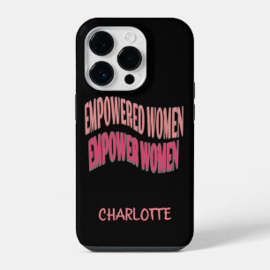 Coque Pour iPhone 14 Plus Autonomisation des femmes Noir