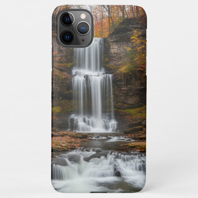 Coque iPhone Autumn waterfalls - beautiful  (Dos)