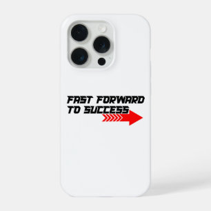 Coque iPhone 15 Pro Avance Rapide – Conception de citation de motivati