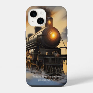Coque Pour iPhone 14 Avancez à toute vapeur vers de nouveaux horizons.