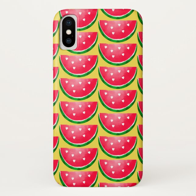 coque iphone avec le morceau de pastèque (Dos)