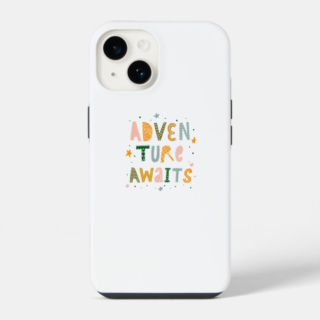 Coque iPhone Aventure Attend (Verso)