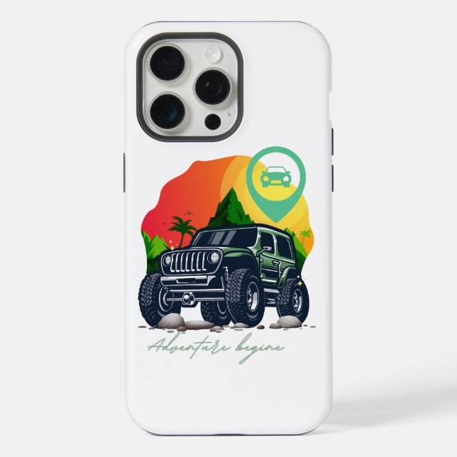 Coque iPhone aventure commence, tout-terrain (Verso)
