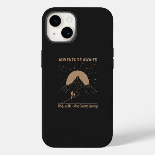 Coque Pour iPhone 14 Aventure de Papa et Moi Cosmique