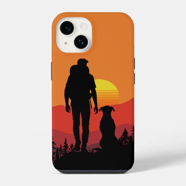 Coque iPhone Aventures pawsome dans la nature (Verso)