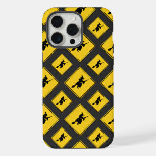 Coque iPhone 15 Pro Max Avertissement de sorcière Halloween