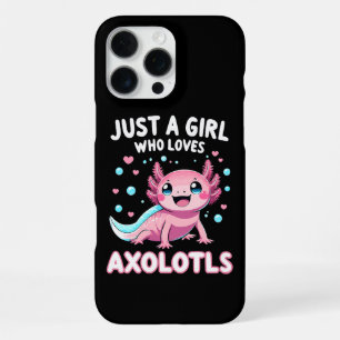 Coque iPhone 16 Pro Max Axolotl Kawaii Juste Une Fille Qui Aime Les Axolot