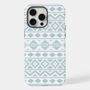 Coque iPhone 15 Pro Max Aztec Essence Ptn III Canard Bleu oeuf Blanc