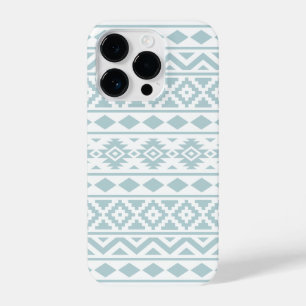 Coque Pour iPhone 14 Plus Aztec Essence Ptn III Canard Bleu oeuf Blanc