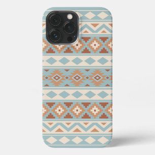 Etui iPhone 13 Pro Max Aztec Essence Ptn IIIb Blue Cream Terracottas