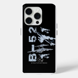 Coque iPhone 15 Pro B52 USAF bombardier lourd boîtier téléphonique