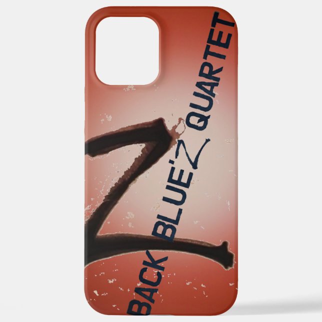 COQUE iPhone BACK BLUE'Z QUARTET オリジナルスマホケース（POP） (Verso)