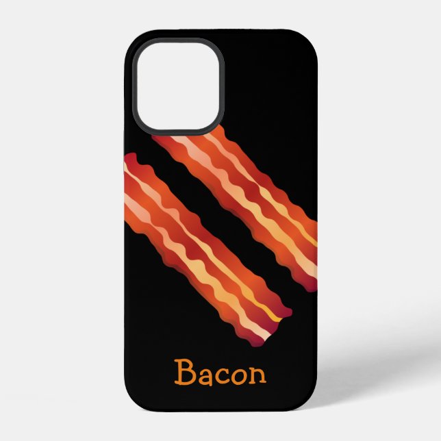 Coque iPhone Bacon personnalisable (Verso)