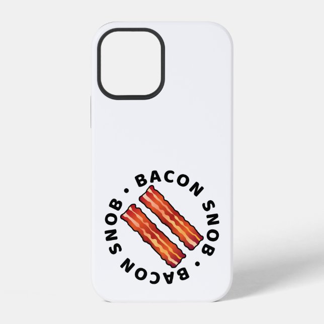 Coque iPhone Bacon Snob (Verso)