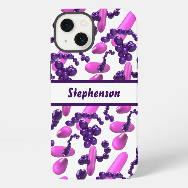 Coque iPhone Bactérie personnalisée (Verso)