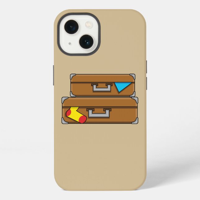 Coque iPhone Bagages de dessin animé (Verso)