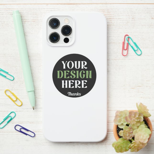 Coque iPhone baiser personnalisé, unique, élégant et minimalist (Sur le bureau)