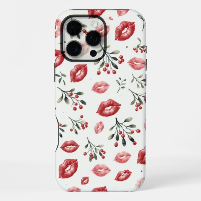 Coque iPhone Baisers sous le gui  (Verso)