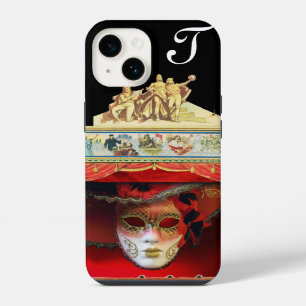 COQUE POUR iPhone 14 BAL DE MASQUE DU MARDI GRAS SUR LA SCÈNE DU THÉÂTR
