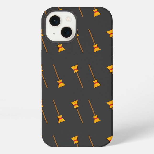 Coque iPhone Balai de sorcière (Verso)