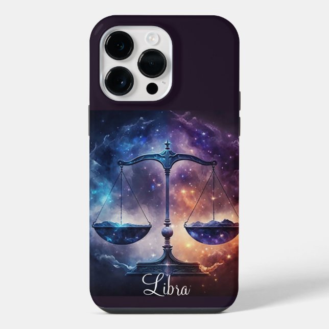 Coque iPhone Balance Zodiaque (Verso)