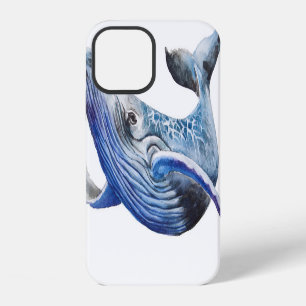 Coque iPhone 12 Baleine à graphisme d'entreprise : Tableau de chan
