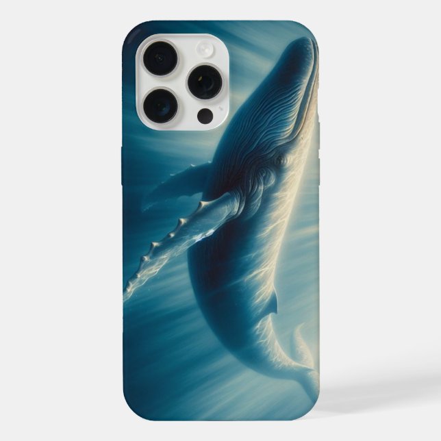Coque iPhone baleine côtière/nautique (Verso)
