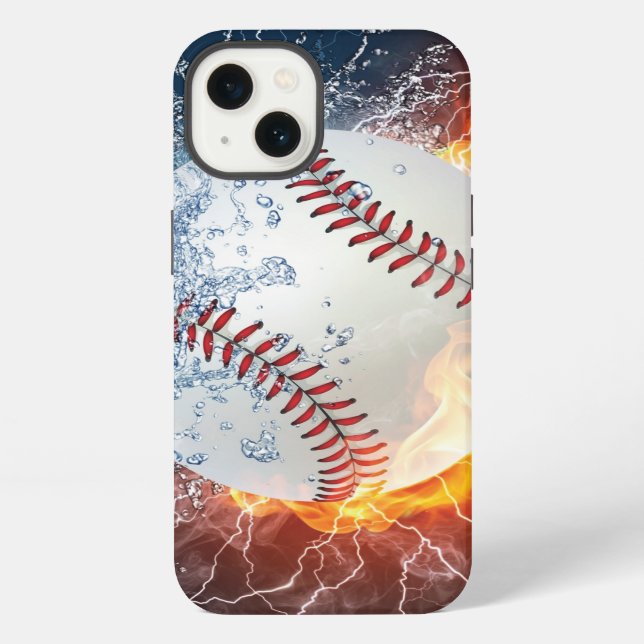 Coque iPhone balle de baseball (Verso)