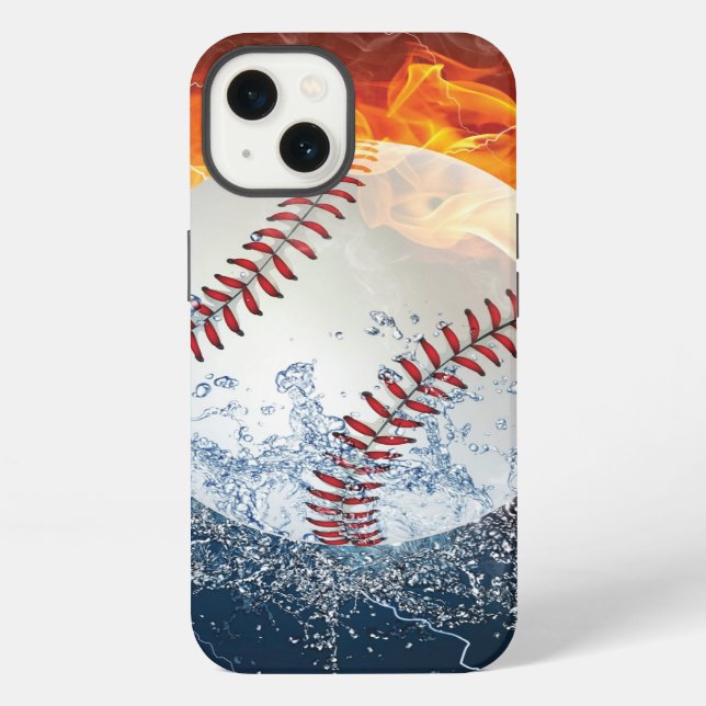 Coque iPhone Balle de baseball (Verso)