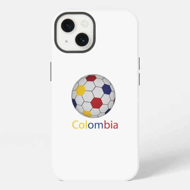 Coque iPhone Balle de football en Colombie (Verso)