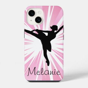 Coque Pour iPhone 14 Ballerine Pink Star vibes iPhone 4/4s