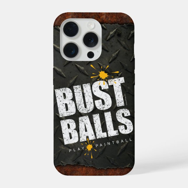 Coque iPhone Balles de Paintball Bust (Verso)