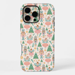 Coque iPhone 16 Pro Max Ballet Casse-Noisette et Fées sur Fond Crème