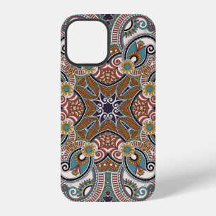 Coque iPhone 12 Bandana paisley floral ornemental traditionnel. Yo