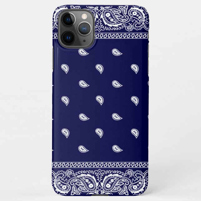 Coque iPhone Bandana True Blue Phone Case (Dos)