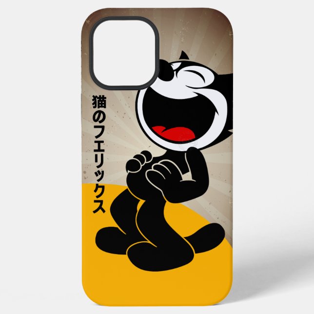 Coque iPhone Bande dessinée Dessin animé Chat (Verso)